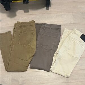 Men's Express Chinos - Set of 3 in Khaki, Gray, and Cream 30x30